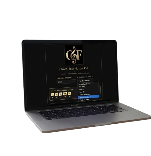 Interface oficial do  ChordFlow Master PRO